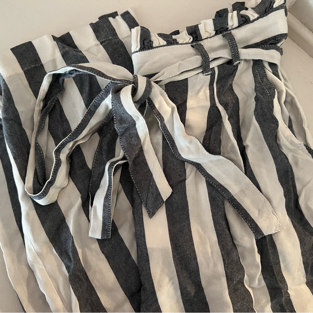 AEO Striped Fabric Pants NWT
